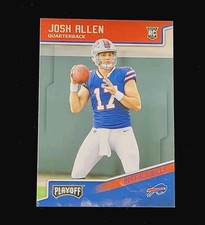 2018 Panini Playoff Josh Allen #205 Rookie Card Near Mint Or Better MVP Bills. rookie card picture