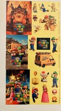 Super Mario Bros Movie Sticker Sheets x3 from Nintendo Switch Bundle