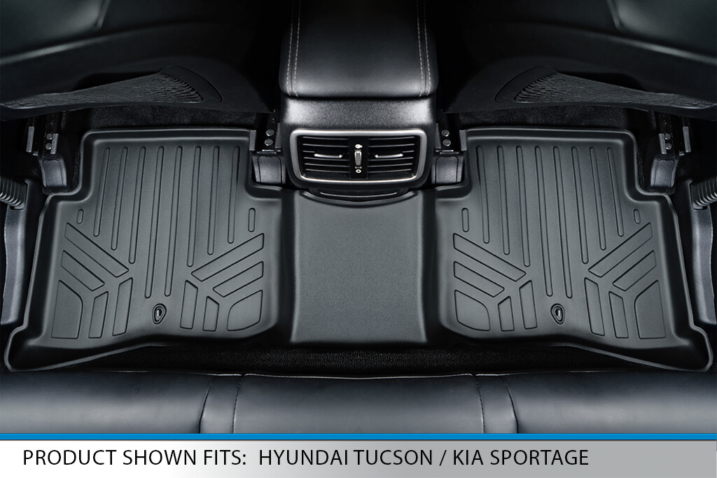 SMARTLINER Custom Fit Floor Mats 2 Rows And Cargo Liner 2016 2019 