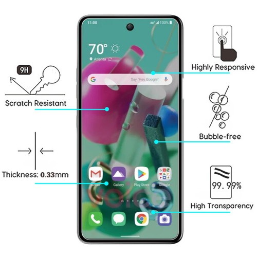For Cricket Grand Premium Screen Protector Tempered Glass Clear 9H Hardness 2.5D - Zdjęcie 9 z 9