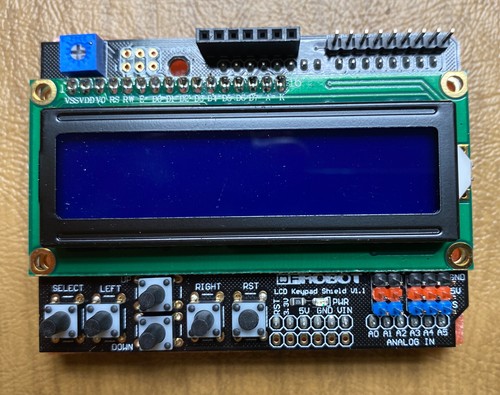 NEW DFROBOT 1602 LCD Keypad Shield For 