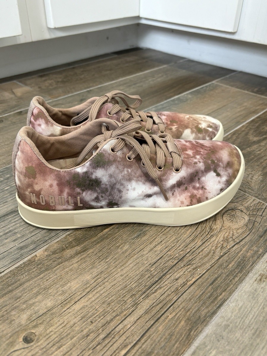 NOBULL Canvas Mauve Pink Tie Dye Trainer Sneaker Shoe Lifting Gym Men\'s 11.5 Gym Workout & Training Shoes: Shop All Trainers | NOBULL main image 3
