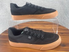 DC Rowlan Unisex Skateboard Shoes Black Gum Size 9 ADYS300548 Athletic Sneaker