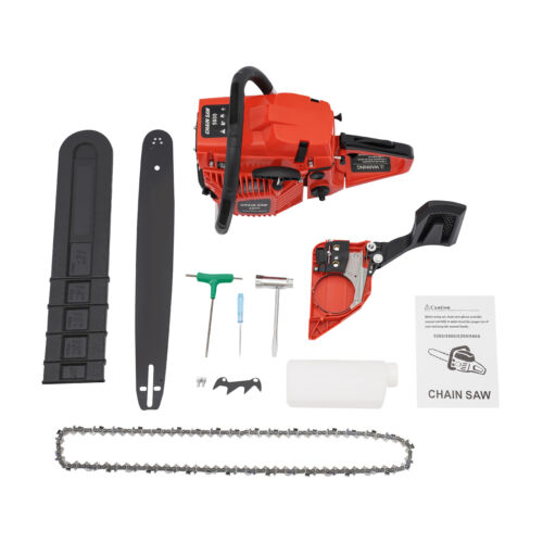 20 Inch Gas Chainsaw 2 Stroke Gasoline Powered Chain Saws Cutting Wood 58CC - Picture 8 of 15