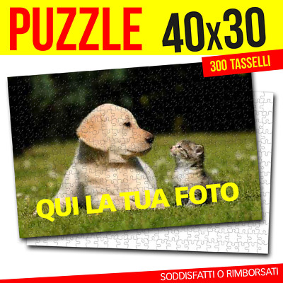 Puzzle Personalizzato 40x30 Cm Con Tua Foto - 336 Pezzi - Spedizione Gratis