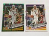 (2) 2023-24 Panini Donruss Jarred Vanderbilt #194 Green Holo Laser + Base Lakers