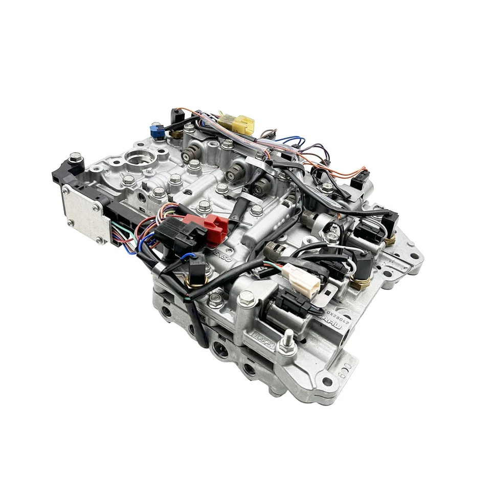 Cuerpo de válvula con ajuste solenoide 2008-2014 Subaru Outback Legacy Tribeca 3,0 L 3,6 L 5EAT Foto 2 de 4