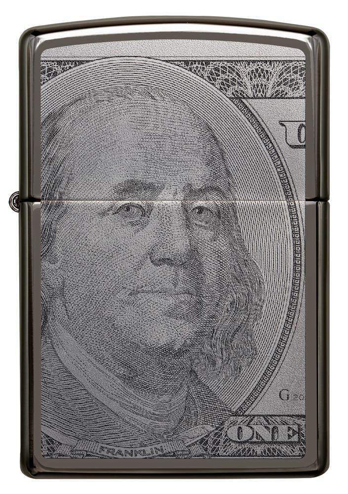 Zippo Windproof 100 Dollar Bill Lighter, Currency Design Zippo Windproof 100 Dollar Bill Lighter, Currency Design