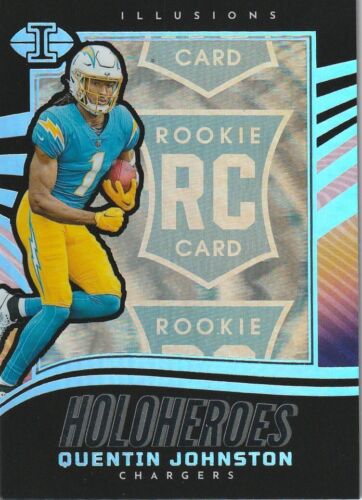 2023 PANINI HOLOHEROES QUENTIN JOHNSON CHARGERS ROOKIE CASE HIT!! - Picture 1 of 1
