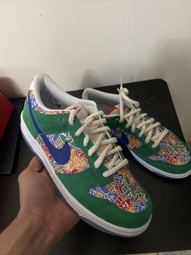 Nike Dunk Low (GS) âFoam Fingerâ Stadium Green/Old Royal Sz7Y/W.8.5 (DZ5299-300) 196152927897 | eBay