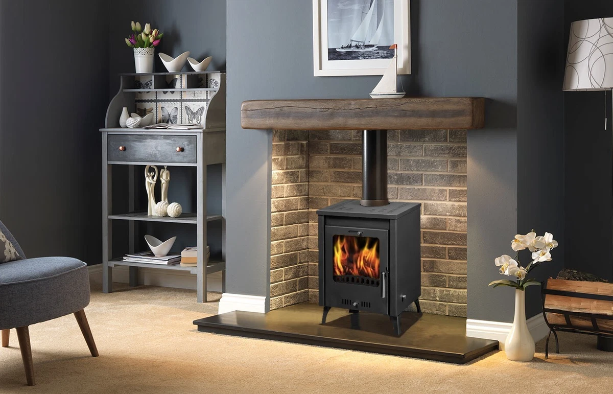 Log Burner 7.78kW Wood Burning Stove | eBay