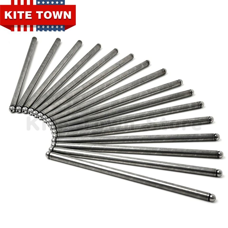 Chevrolet Camaro Corvette Pushrods Brian Tooley Racing BTR 7.400" Pushrods - 5/16" Diameter, Set For GM LS1 LS2 LS3 LS6 Engines Performance Pushrods Set - Foto 8