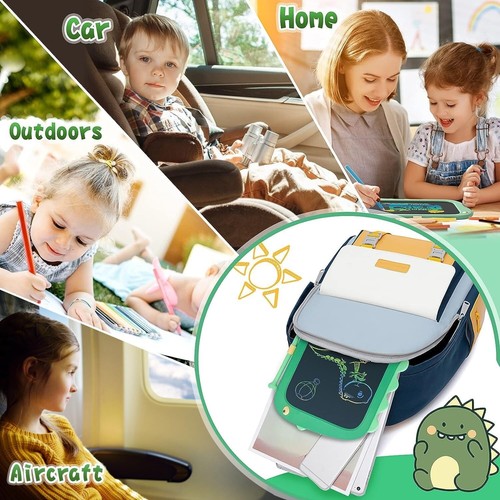 Tablica do pisania dla dzieci od 3 lat LCD Tablica malarska Gra edukacyjna Nauka Szkoła Zielona B510 - Zdjęcie 5 z 5