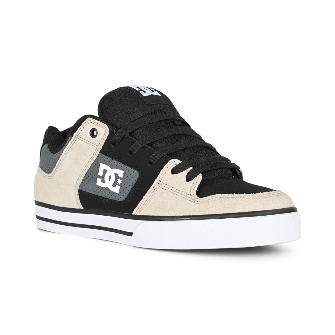 Zapatillas De Skate DC Pure - Negro/Gris/Marrón