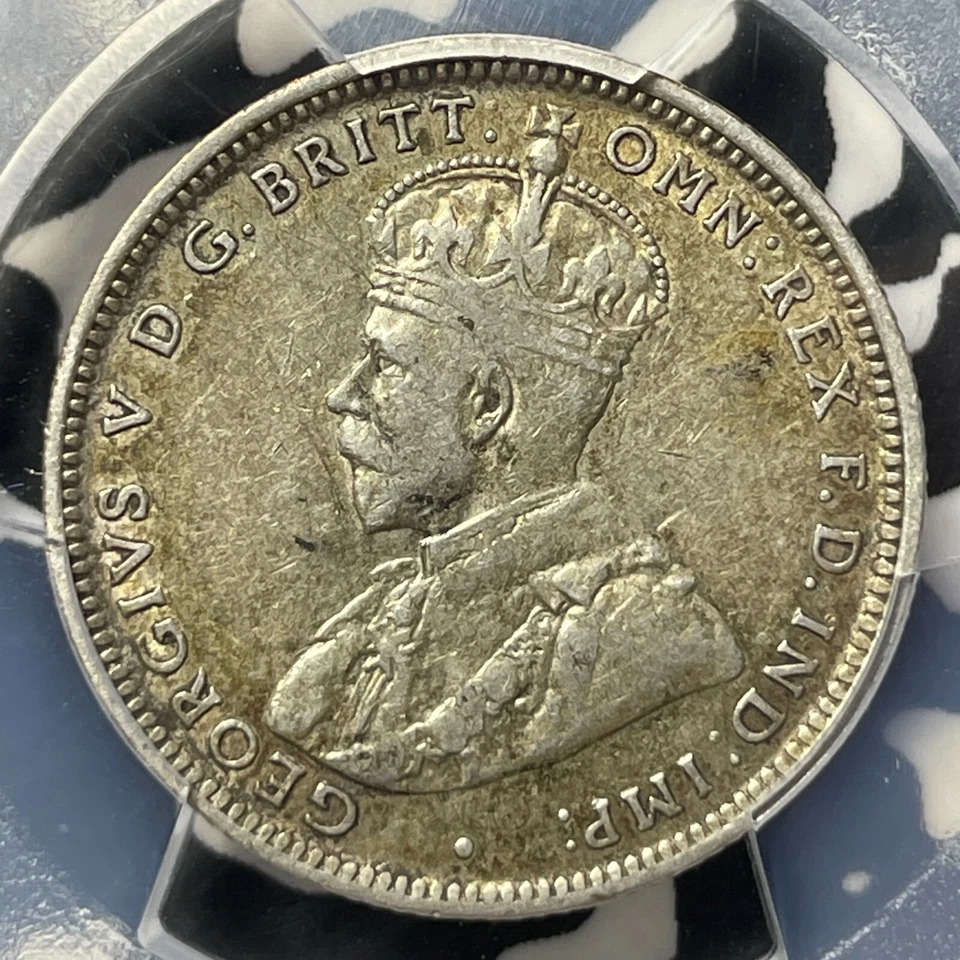 1911 Australia 1 Shilling PCGS XF40 Lot#A9846 Silver! - Image 3 of 4