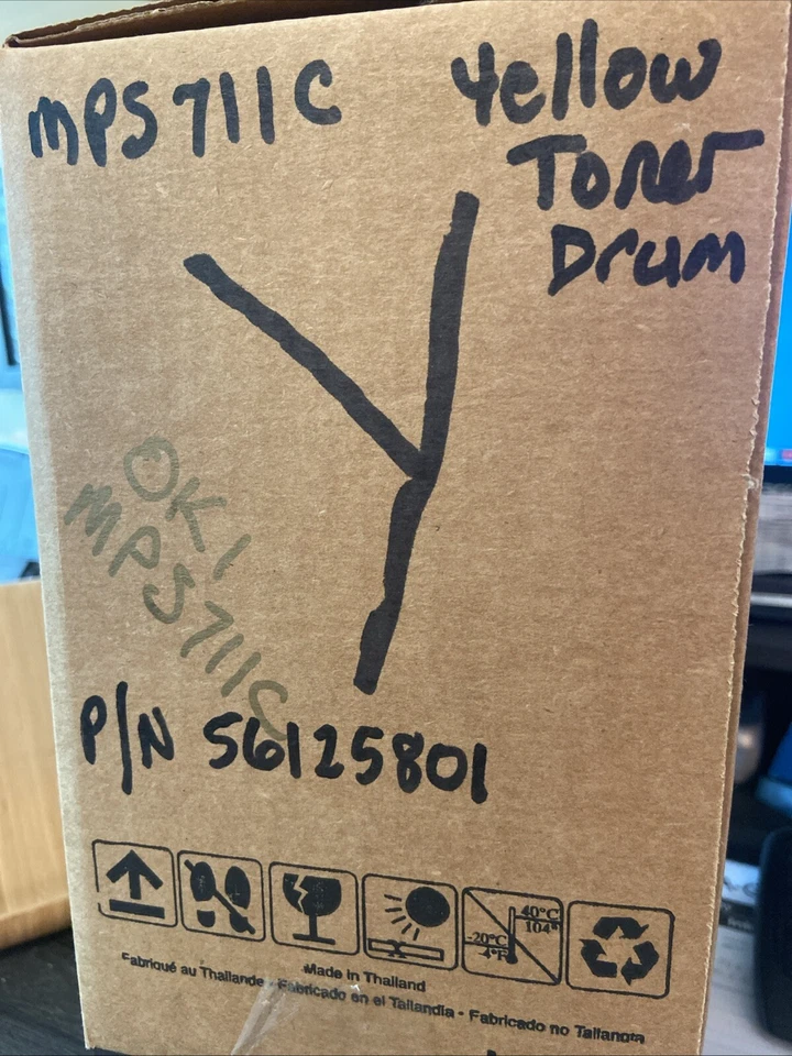 Oki 56125801 Yellow Imaging Drum For MPS711C Genuine New OEM - Image 2 of 2