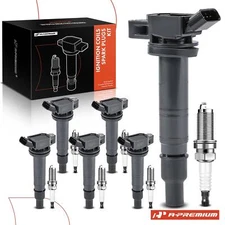 A-Premium 6 Ignition Coil & IRIDIUM Spark Plug Kits for Toyota 4Runner Tundra