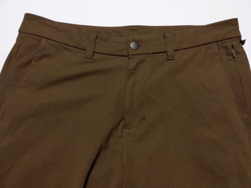 LULULEMON Pantalone Uomo Commissione Slim Fit M5975S Verde Oliva ~ 33 x 27 - Foto 4 di 8