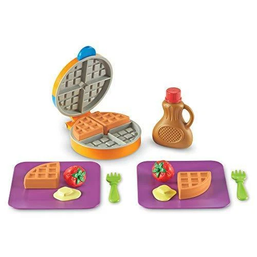 Wooden Food Kitchen Toys Kitchen Accessories Hands on Ability Preschool  Learning Toys for Kids 4 5 6 Waffle Maker 