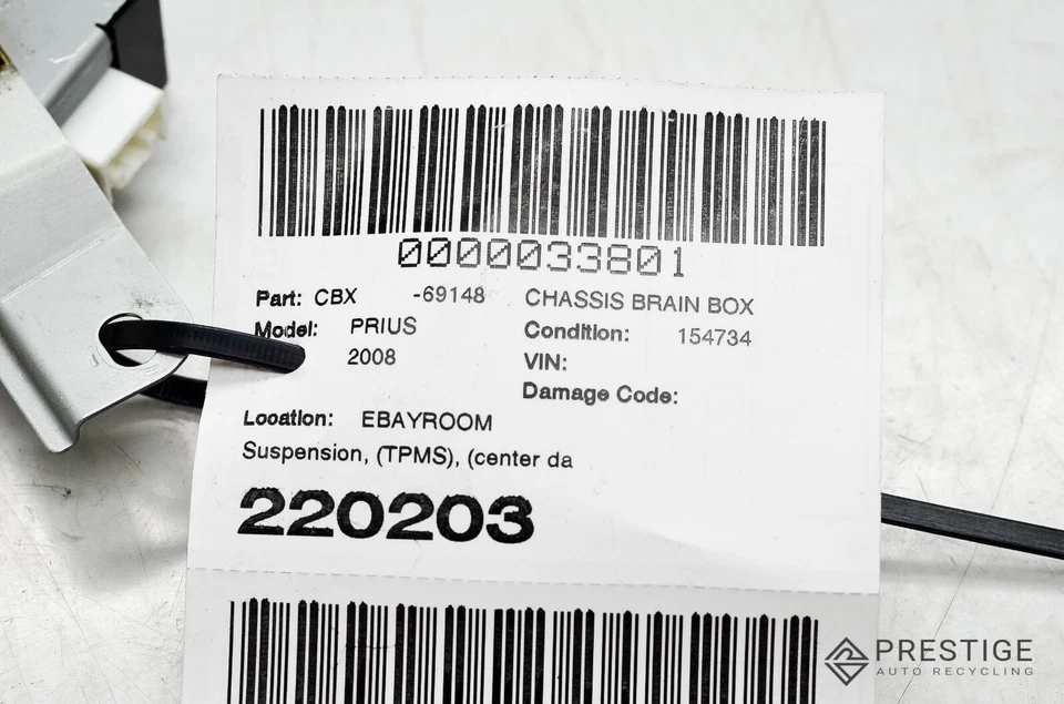 2008 TOYOTA PRIUS TIRE PRESSURE CONTROL MODULE 89760-47010 OEM Foto 4 de 4