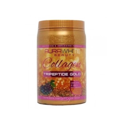 Aura White Tripeptide Gold Collagen Skin Whitening Anti Aging Antioxidant