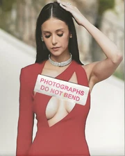 8x10 photo Nina Dobrev pretty sexy movie star publicity photo, cleavage