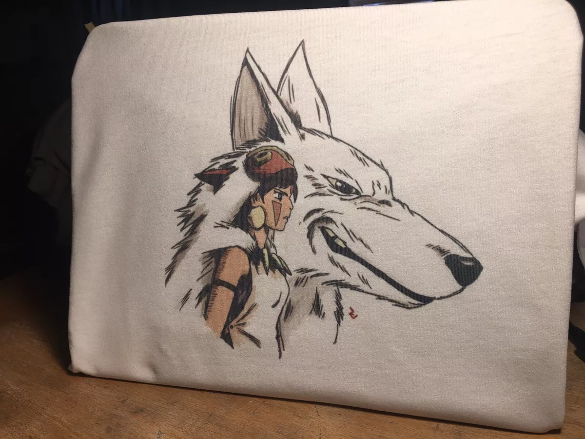 Princess Mononoke San and Moro Tee - Mononoke Hime もののけ姫 Studio Ghibli T-Shirt