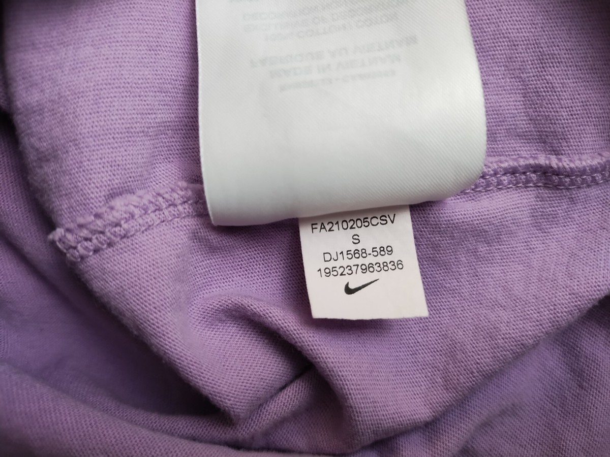 Nike The Nike Tee Shirt Mens Sm Purple Multiple Embroidered Nike The Nike Tee Shirt Mens Sm Purple Multiple Embroidered