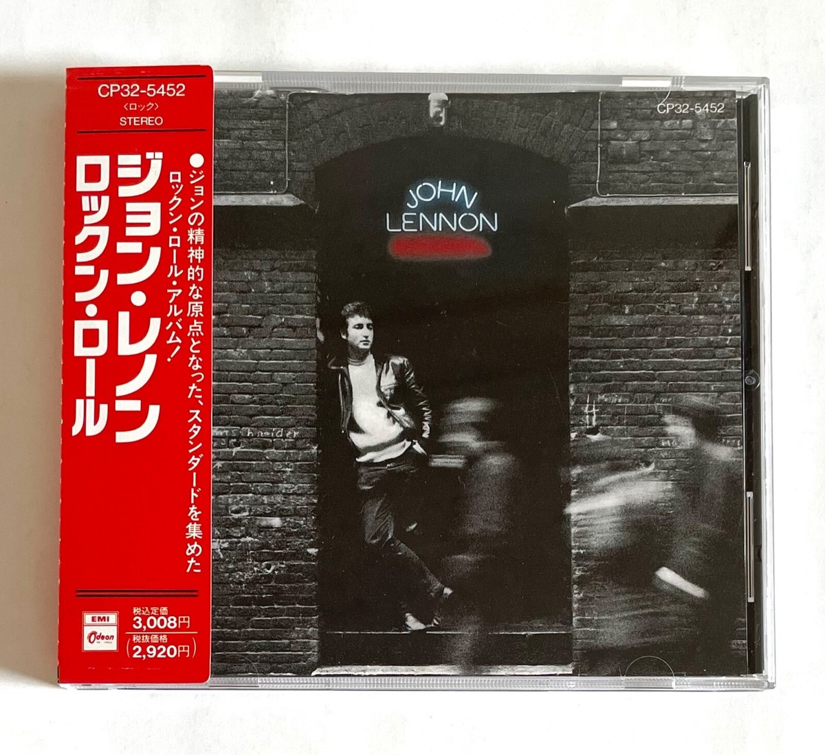 JOHN LENNON ROCK 'N' ROLL JAPAN EARLY PRESS CD w/OBI 1987 CP32