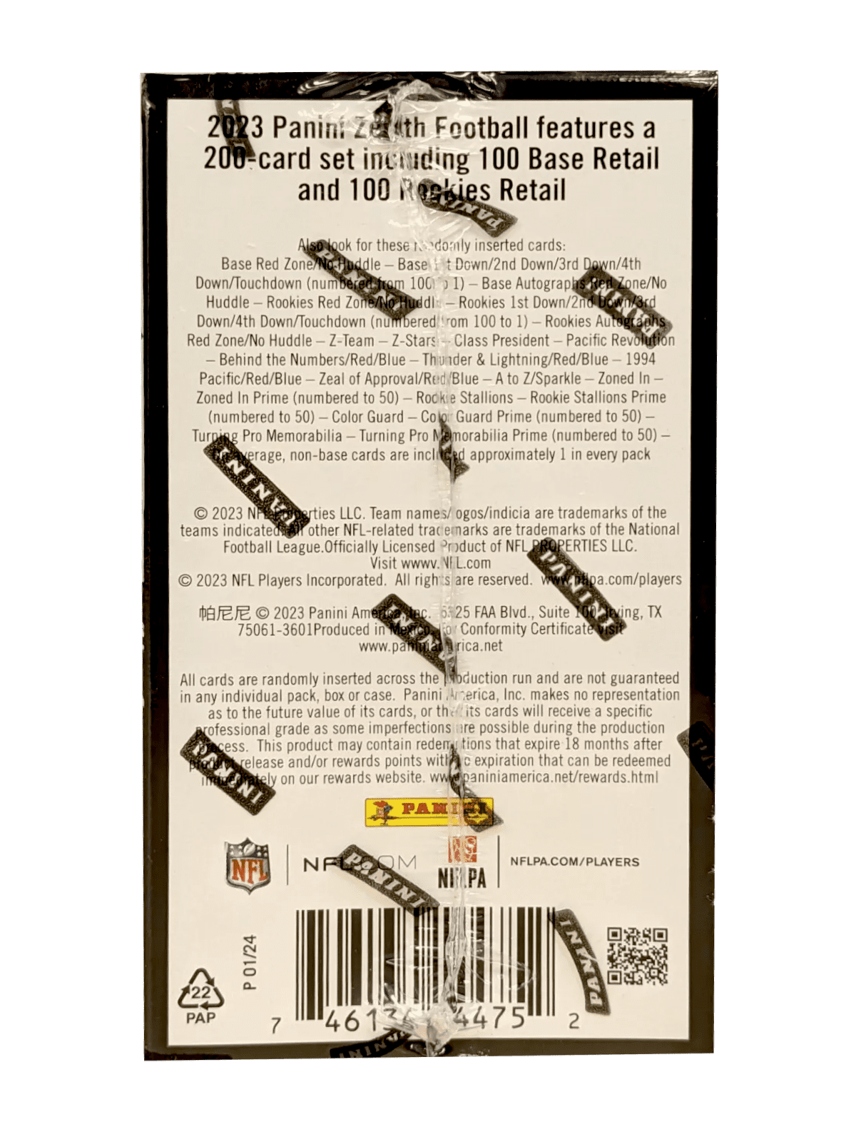 2023 Zenith Football Blaster Box Trading Cards eBay