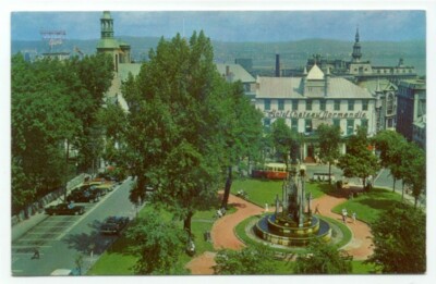 Quebec City Place D'Armes Postcard - Canada