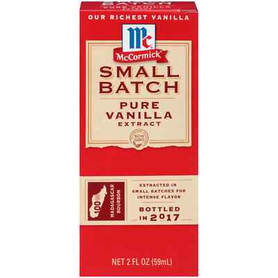McCormick Small Batch Pure Vanilla Extract 2 FL OZ (59mL)