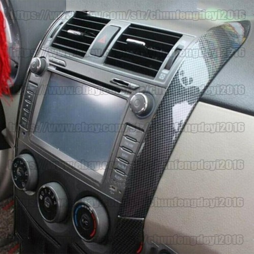 Carbon fiber ABS interior decoration set panel Trim For Toyota Corolla 2007-2013 - Picture 3 of 11