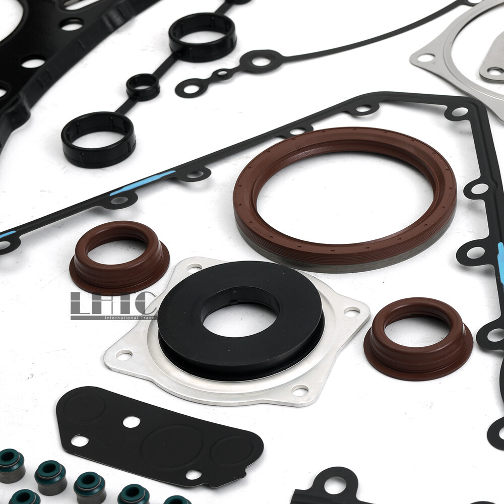 Engine Overhaul Rebuild Gasket Seals Kit For Porsche Cayenne S Turbo