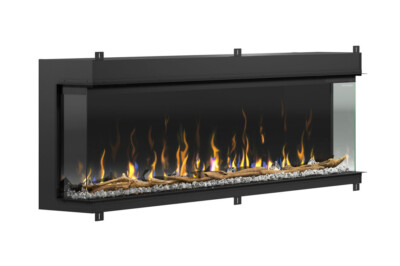 Dimplex IgniteXL Bold XLF7417-XD 74'' Linear Deep Electric Fireplace Insert Black