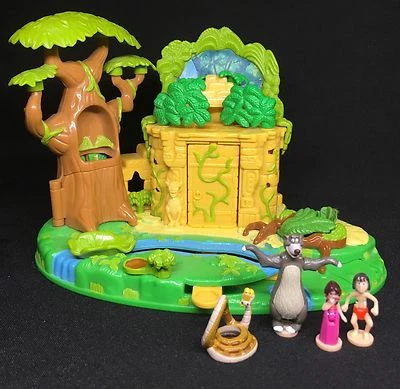 Polly Pocket 1998 Dschungelbuch Jungle Book Disney Mogli Kaa Balu - Bild 1 von 4
