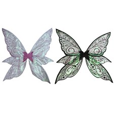 Unisex Wings New Fairy Cosplay Elf Halloween Gradient Performance Filmy Elastic