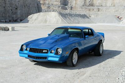 1978 CHEVROLET CAMARO Z28 (Blue) POSTER 24 X 36 INCH