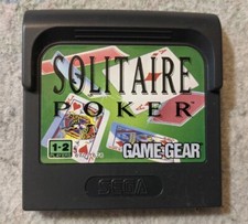 Solitaire Poker Sega Game Gear 