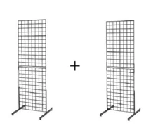 Display Grid Rack 2 Pcs 2x6 Take Apart Easy Transport With Legs Craft Show Stand
