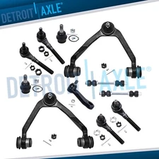 4WD Front Upper Control Arms Tie Rods Suspension Kit for Ford F-150 Expedition