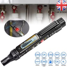 Natural Gas Leak Detector Portable Gas Tester with Audible & Visual Alarm UK