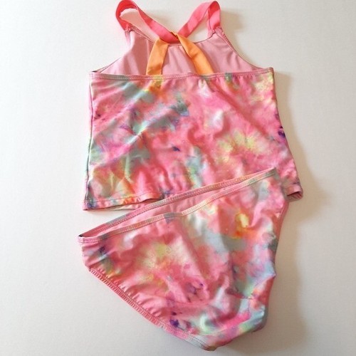 Girls Bathing Suit Two Piece Tankini Unicorn 3-D Butterfly L 10/12 - Picture 5 of 5