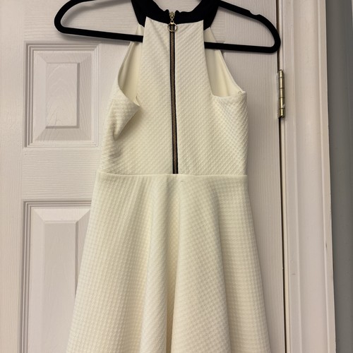 $108 Sally Miller Kids Girl's White Halter Sleeveless Fit & Flare Dress Size M. - Picture 7 of 8