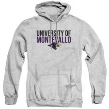 University Of Montevallo Adult Pullover Hoodie Stacked, Athletic Heather, S-3XL