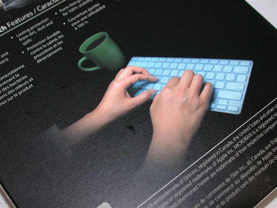 New iSkin Artic Clear White Keyboard Skin Protector Cover PTKPWKAR FREE SHIPPING - Image 2 of 2