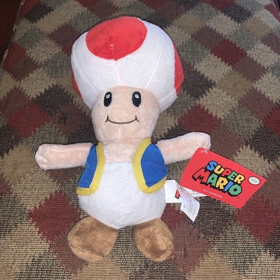 Super Mario Toad 10'' Plush Stuffed Toy 2020 with Tags