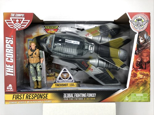 The Corps Trickshot Logan Chance Combat Jet and Figure First Response Series - Picture 2 of 12