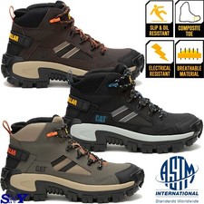 CAT Invader Mid Mens Composite Toe Slip Resis...