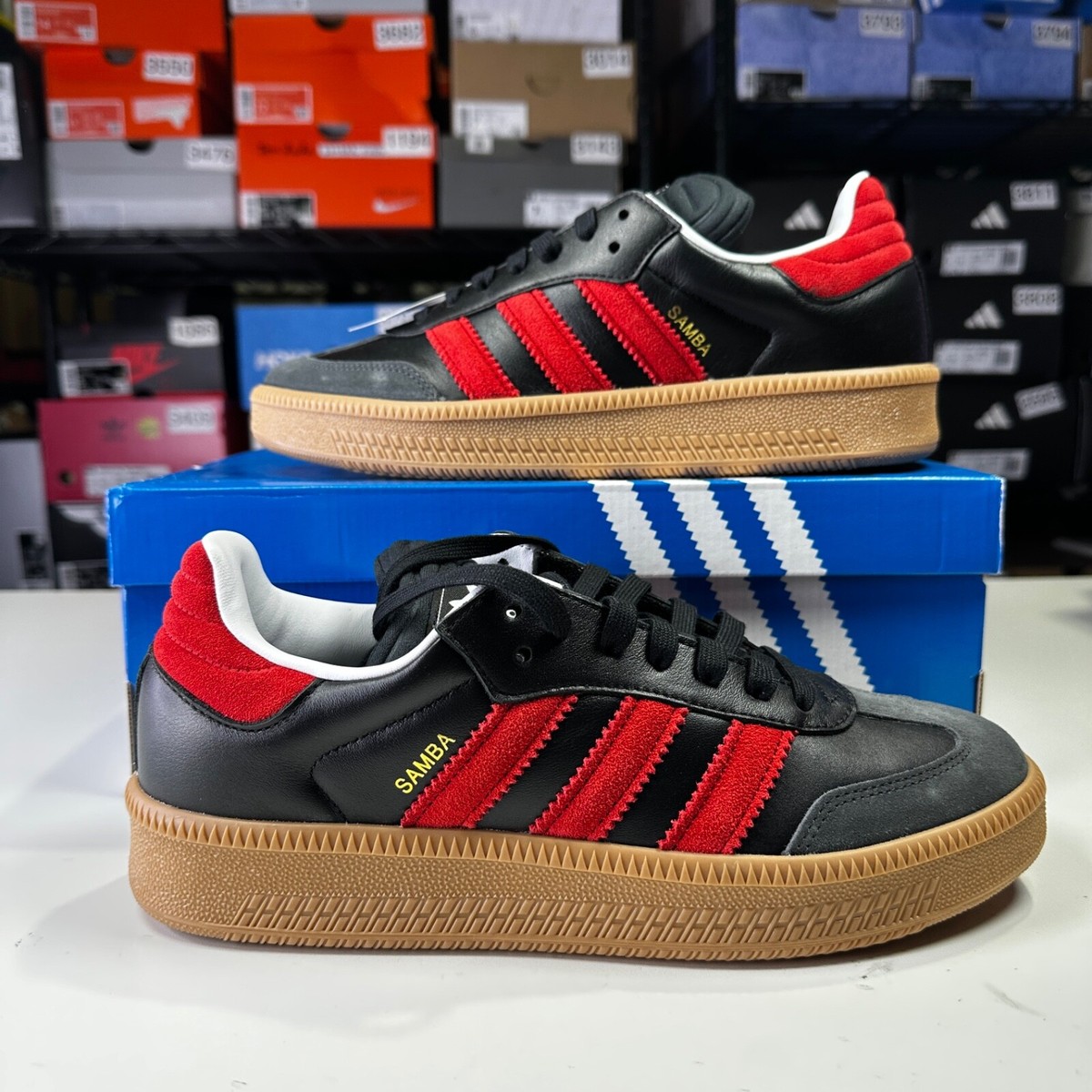 adidas Samba スニーカー ブラック/レッド　26cm Adidas Samba XLG 